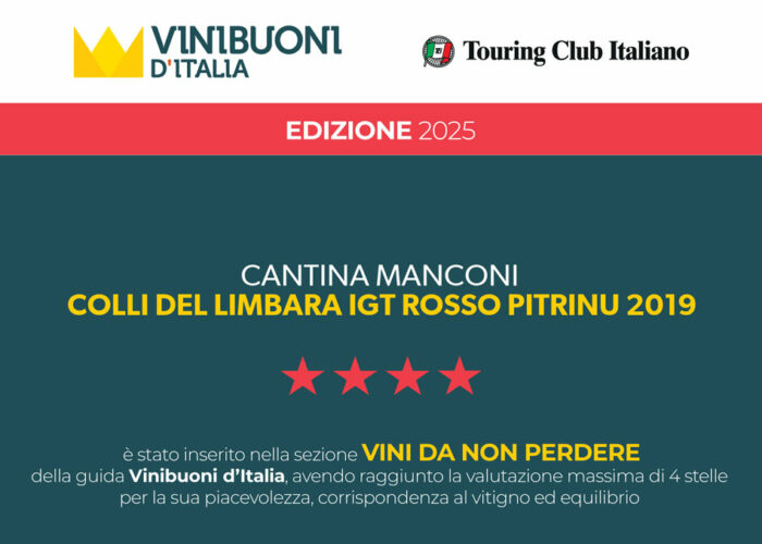 Cantina Manconi: un traguardo raggiunto con l’inclusione nella Guida Vinibuoni d’Italia 2025